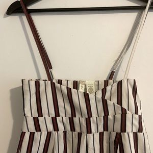 High-Waist wide leg pants with straps!